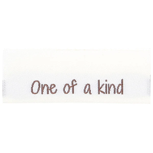 Go Handmade Vævet Label, Dobbeltsidet, 50 x 11,5 mm, 10 stk
